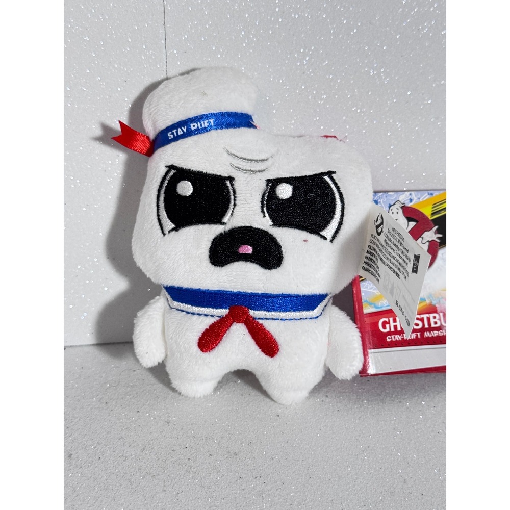 Hasbro Ghostbusters Stay Puft Marshmallow Man Plush Clip On Bag Accessory E9792